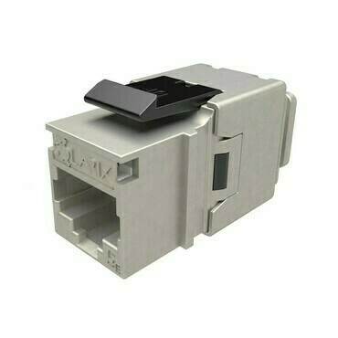Keystone datový SOLARIX SXKJ-5E-STP-BK-NA, CAT5E, STP, RJ45, šedý, rychlozařezávací