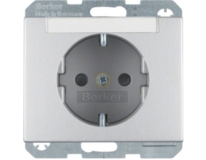 HAG 47387003 Zásuvka, SCHUKO, 16 A, 250 V ~ s popisovým polem se zvýšenou ochranou kontaktů IEC 6088