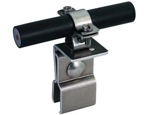 DEHN 202851  Nerezový držák vedení pro plechovou střechu na hranatý falc pro vodič HVI O20-23mm DEHN DEHN