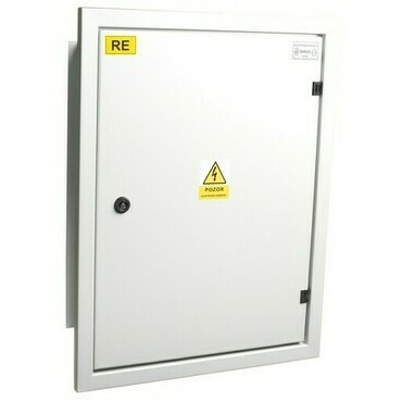 Rozvaděč elektroměrový SPELSBERG RE/Z/101HS - BEZ HJ. - ČEZ /NEW/, plechový, pod omítku
