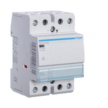 HAG ESD240S Stykač se sníž. hlučností 40A, 2S, 24V AC/DC