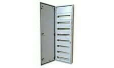 SEZ T-BOX 144/8/18  Kovová skříň T-BOX, nástěnná, 144 modulů - 8 řad, IP 65, 1400x450x125 mm