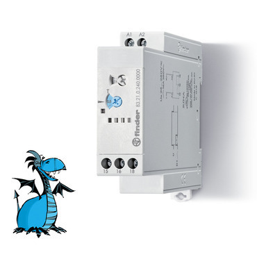 FINDER 83.21.0.240.0000 Čas.relé, PK, 1P/16A, univ.nap., 50ms-10d RP 0,11kč/ks