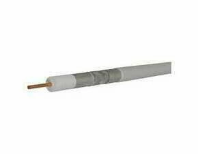 Kabel koaxiální EMOS S5261, CB113, PVC, vodič 1,13 mm, plášť 7,05 mm, vnitřní, bílá, 100 m
