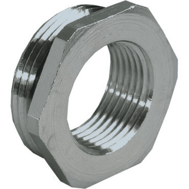 SCHM AG-3500.32.25 Závitová redukce M32 x 1,5 / M25 x 1,5, mosazná, šestihranná, délka závitu 8 mm