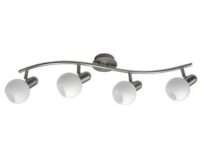 Svítidlo RABALUX 6344 AUREL saténová chromová E14 4x MAX 40W