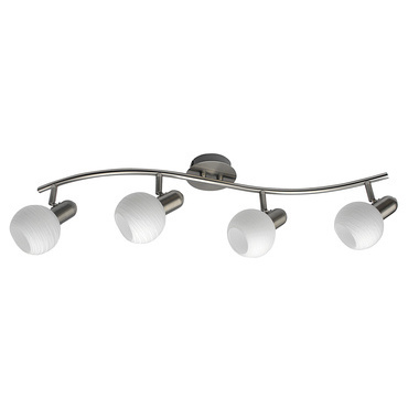 Svítidlo RABALUX 6344 AUREL saténová chromová E14 4x MAX 40W