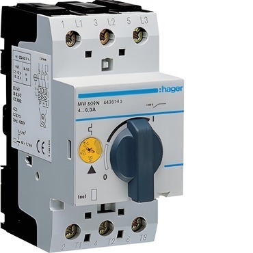 HAG MM509N Motorový spouštěč 3-pól., 4,0-6,3 A