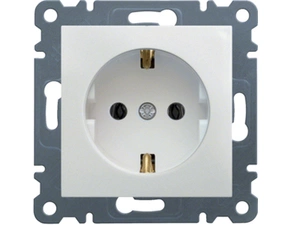 HAG WL1050 Schuko zásuvka- bílá, Lumina