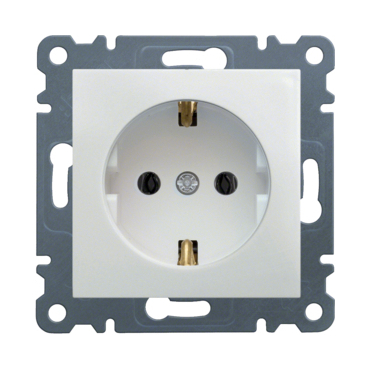 HAG WL1050 Schuko zásuvka- bílá, Lumina