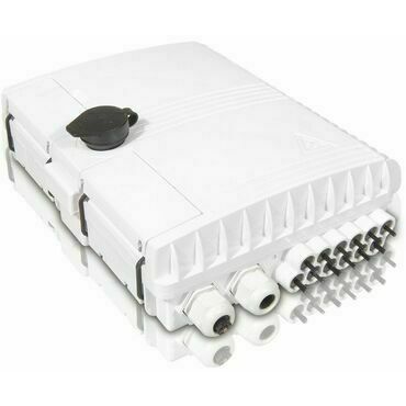 Box optický WIREX BOX12SCIP5412-A, 24 svárů, 12xSC Simplex/LC Duplex, výklopný, IP54, 200x260x78mm