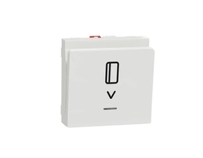 SCHN NU328318 Unica - Spínač pro hotelové karty, 2M, Bílý