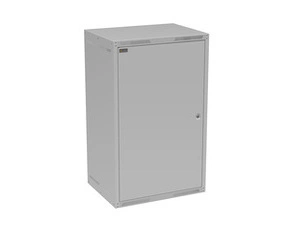 Rozvaděč nástěnný SOLARIX GrandN-20U-645-21-G, 19", 20U, RAL 7035, 600x450 mm, plechové dveře