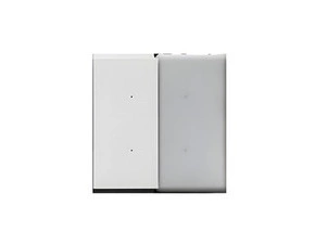 Kryt SIMON 55 TKE20/114, pro elektronické spínače a ovladače, 1/2násobný, světle šedá matná