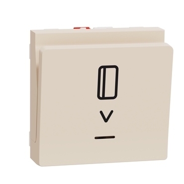 SCHN NU328344 Unica - Spínač pro hotelové karty, 2M, Béžový