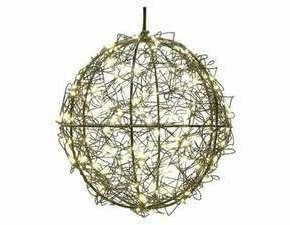 EMOS DCTW33 200LED BLACK METAL BALL IP44 FLASH WW