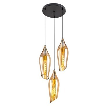 Závěsné svítidlo Bellini černá E27 3×60W RABALUX 72203