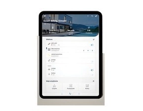 Držák na tablet SIMON GO GFO1G10/111, nástěnný otevřený, Apple iPad 10,9” 10. gen., bílá mat