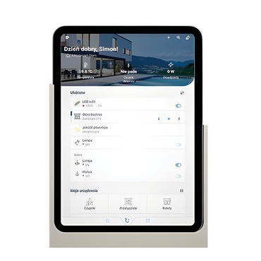 Držák na tablet SIMON GO GFO1G10/111, nástěnný otevřený, Apple iPad 10,9” 10. gen., bílá mat