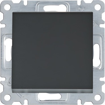 Tlačítko spínací HAGER LUMINA WL0013, řazení 1, matná černá