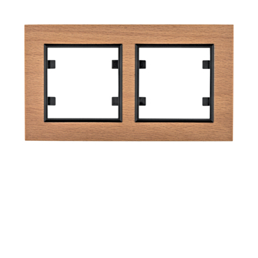 HAG WL9225 Rámeček 2-násobný vodorovný, lumina passion, dřevo buk