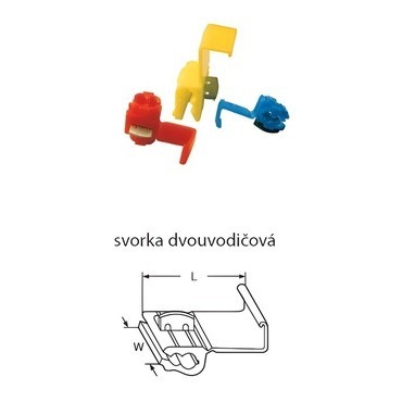 GPH ZS 2,5/2,5 Svorka zářezová odbočná PVC