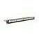 Patch panel WIREX WPP-6A-S-24-1-BL, 19", CAT6A, STP, 24x RJ45, 1U, vyvazovací lišta, modulární