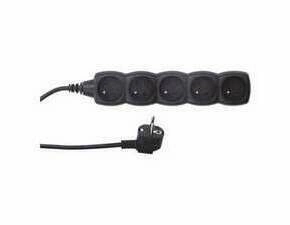 EMOS PC0513 PRODLUŽKA 5Z 3M ČERNÁ