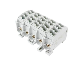 EL 1002830 Svorkovnice rozbočovací HLAK 25//5 C 5L, 152A, 5pól., CU, IP20, šedá, na DIN (bal.1)