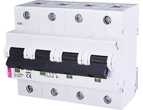 Jistič čtyřpolový ETI 002126732, ETIMAT 10 3p+N B100