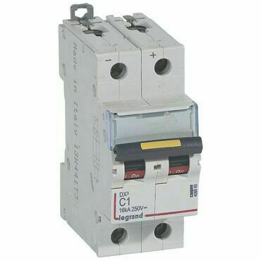 Jistič dvoupolový LEGRAND 409560 DX3 DC 2P C1 16KA