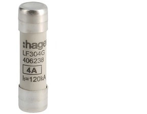 HAG LF304G Pojistka válcová, velikost 10x38, 4A gG, 500V AC