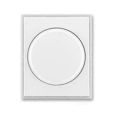 Kryt stmívače ABB Element, Time 3294E-A00123 01, bílá/ledová bílá, s ot.ovl., s upev. maticí