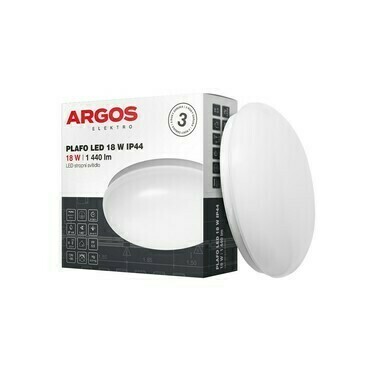 LED svítidlo přisazené ARGOS PLAFO LED 18W IP44