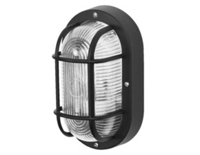 LED svítidlo přisazené LEDVANCE BULKHEAD ESSENTIAL OVAL E27 BK
