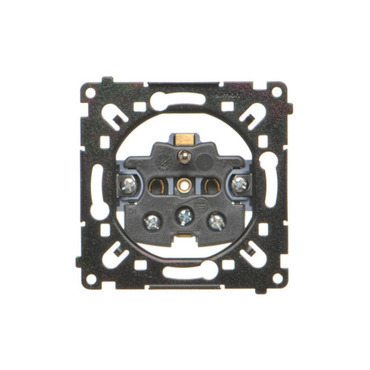 Zásuvka SIMON SGZ1MR, 1 násobná (přístroj), 16 A/250 V~, šroubové svorky,