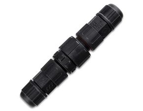 MC LED Konektor vidlice + zásuvka, IP67, pájecí, M16, 2piny