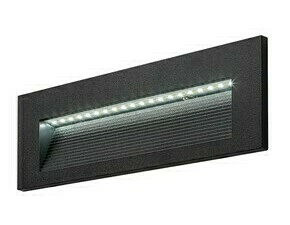 Venkovní nástěnné svítidlo Kavala černá LED 6W RABALUX 77190