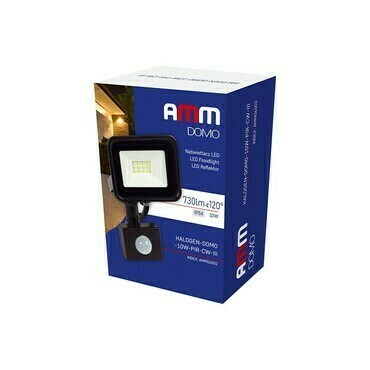 LED reflektor LED-POL Halogen Domo 10W PIR studená bílá III