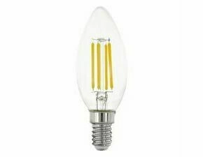 LM-E14-LED C35 7W 2700K čirá stmívatelná EGLO