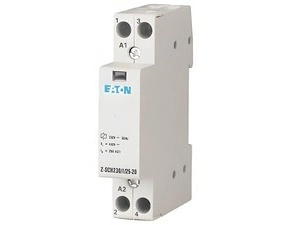 Stykač instalační EATON 120853 Z-SCH230/1/25-20 Instalační stykač, 230V~, 25A, 2zap. kont.