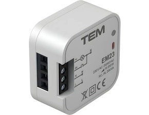 TEM EM23-U VESTAVNÝ STMÍVAČ R (250 W), (RC, RL 200 VA)