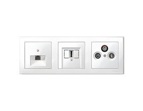SCHN MTN478319 Merten - Rámeček trojnásobný, M-Smart, Polar