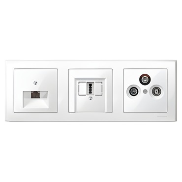 SCHN MTN478319 Merten - Rámeček trojnásobný, M-Smart, Polar