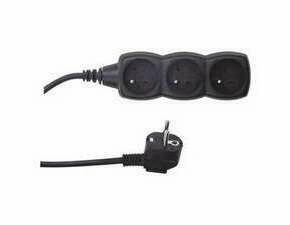 EMOS PC0311 PRODLUŽKA 3Z 1,5M ČERNÁ