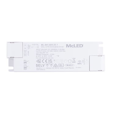 LED driver stmívatelný MC LED 45W, 500-1400mA, 6-54VDC