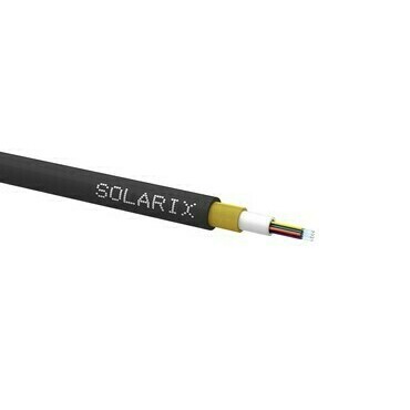 Kabel optický SOLARIX SXKO-MINI-12-OS-HDPE, 12vl, MINI, Singlemode, 9/125, OS, HDPE, Fca, zafukovací