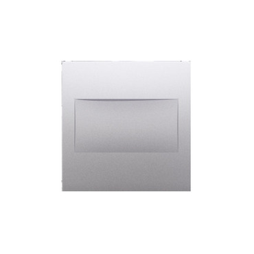 Kryt zaslepovací SIMON DP/43, bez kovového třmenu (přístroj s krytem), stříbrná metalizovaná