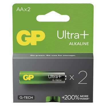 Baterie alkalická GP ULTRA B03212 PLUS AA (LR6) 2PP