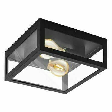 Svítidlo stropní EGLO WL DL 2 E27 SCHWARZ KLAR AMEZOLA